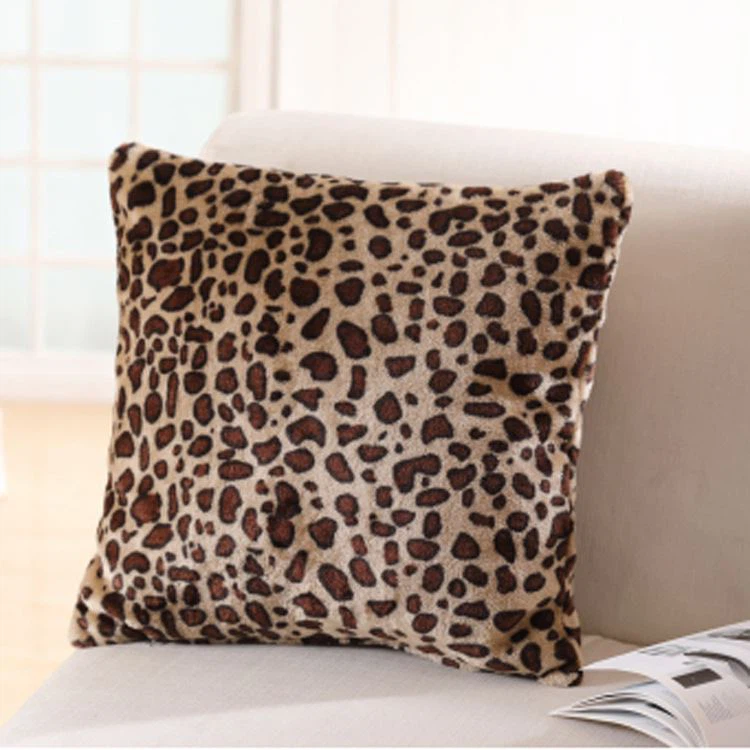 print velour cushion