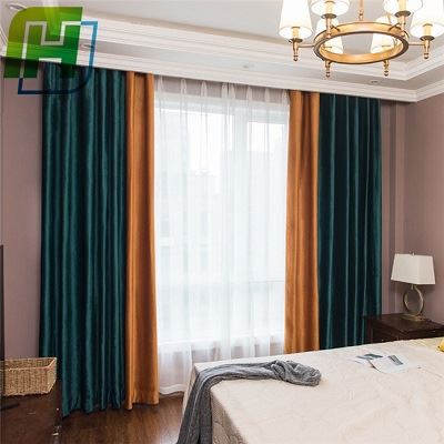Quality Holland velvet curtain fabric blackout  - 400