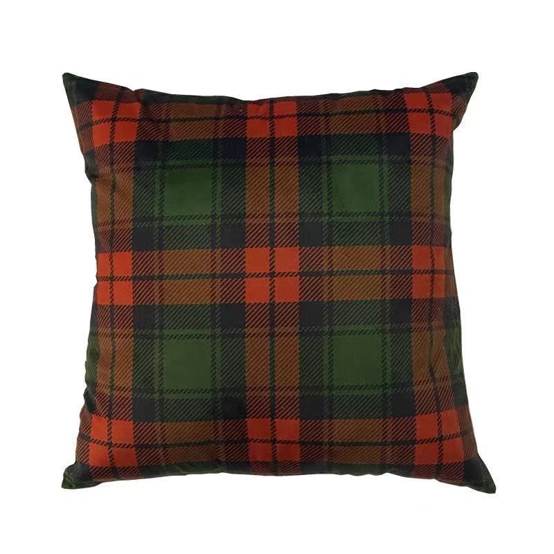 lattice Christmas cushion