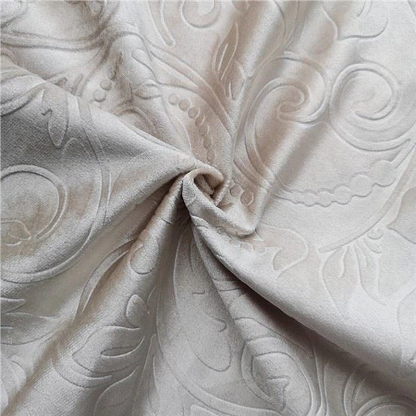 Embossed Velvet Upholstery Fabrik