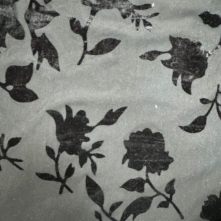 Burnout Stretch Velvet Fabric