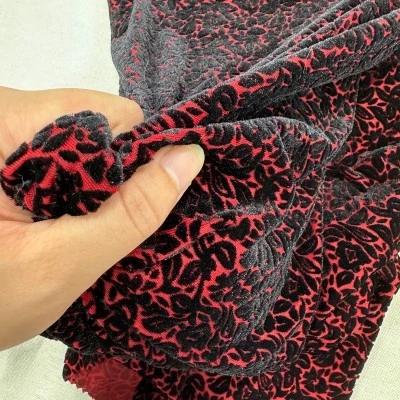 burnout velvet fabric burnout velvet fabric