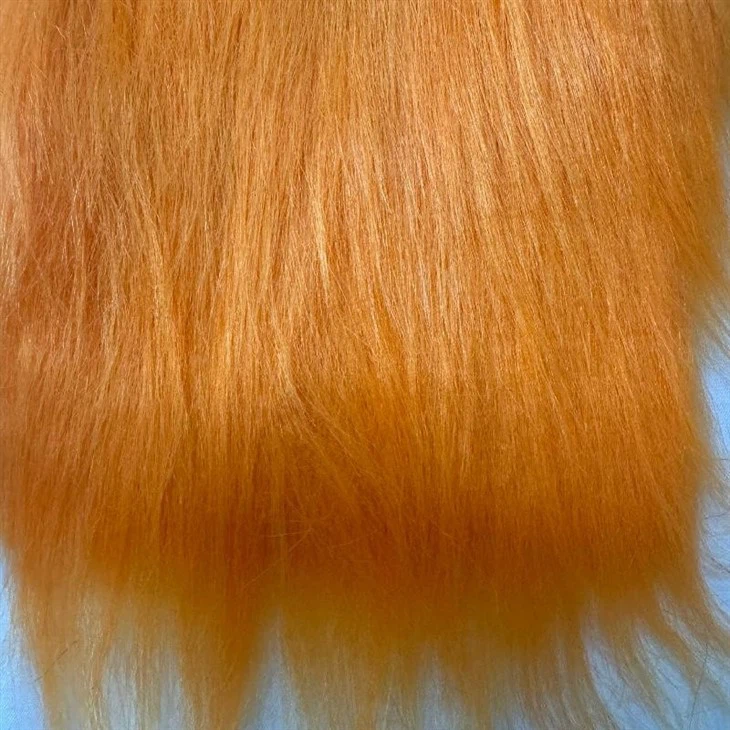 Solid Long Shaggy Faux Fur Fabric